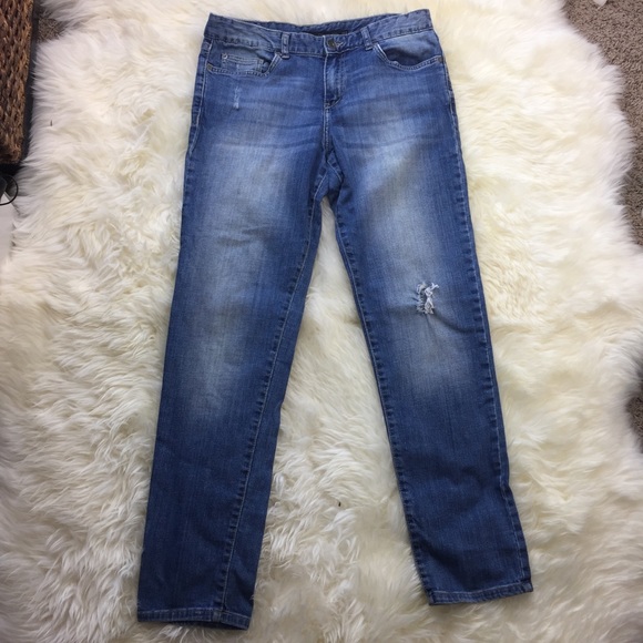 Calvin Klein Jeans Denim - Calvin Klein Distressed Skinny Jeans 8 29